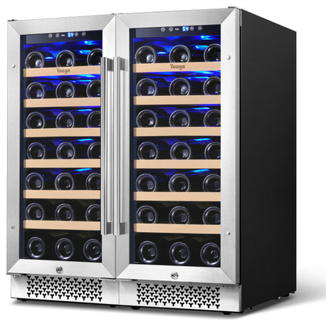 Yeego 30" Dual Zone Cellar Cooling Unit 66-Bottles Built- in Wine Cooler