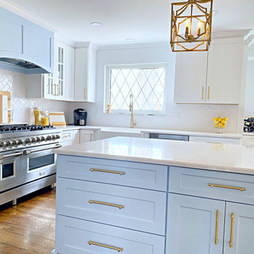 Powder Blue Perfection: Warson Woods Kitchen Transformation