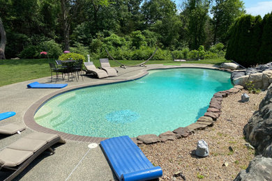 Example of a mid-sized pool design in Boston