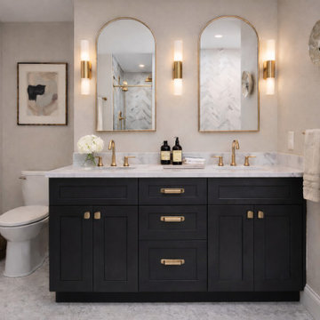 Sovereign Shaker Onyx Black Gallery| Bathroom Projects
