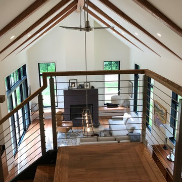 Shepherdstown, Contemporary, Modern Farmhouse in the forest