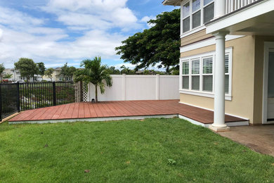 Example of a deck design in Hawaii