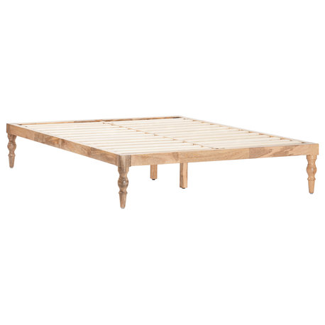 Rhonda Platform Bed, Natural, Queen