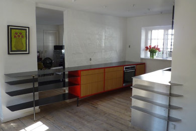 This is an example of a kitchen in Copenhagen.