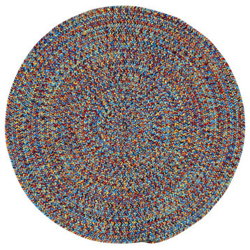 Capel Sea Pottery Bright Multi 0110_900 Braided Rugs - 5' 6" Round