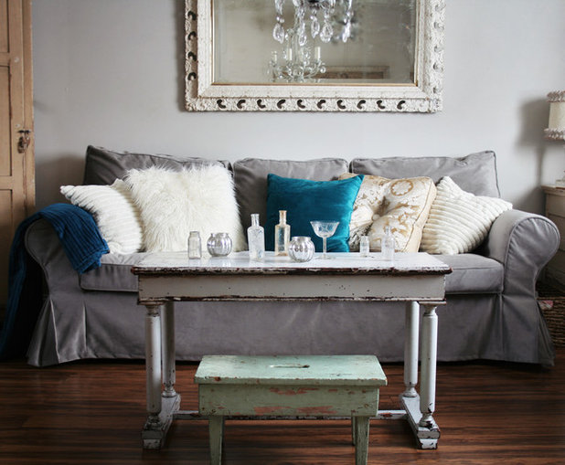 Фьюжн Гостиная Winter Living Room