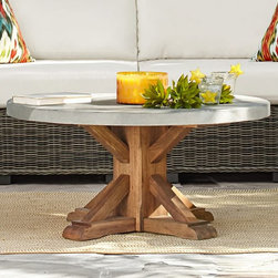 ABBOTT ROUND COFFEE TABLE - Outdoor Coffee Tables