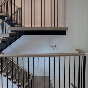 Project #122 | Freestanding Steel & Wood Staircase