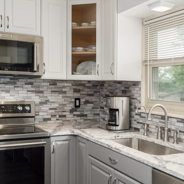 Kitchen Remodel Done in a Subtle Two-Tone Color