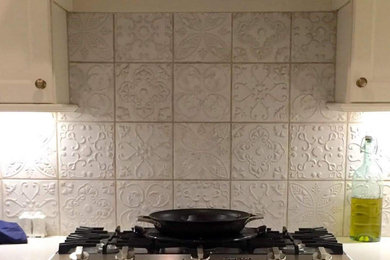 Relief Tile Farmhouse Kitchen