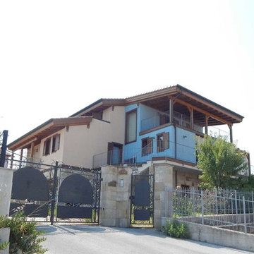 Casa in Collina- realizzazione di una villa con struttura in legno
