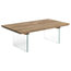 Float Oak and Glass Table