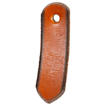 Leather Tab Pull, The St. Johns, Honey, No Hardware