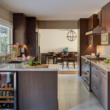 Wenge Contemporary Kitchen