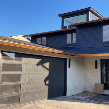 Modern Exterior Transformation with Metal Roofing & James Hardie Siding in Highl
