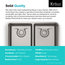 KRAUS Dex Kitchen Sink 33" Double Bowl