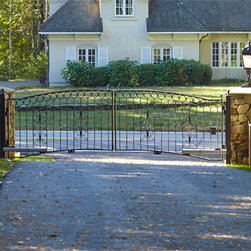 French Chateau Style Exterior Lighting - Post Lights