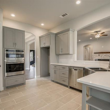 Cloudy Shades of Gray Kitchen Remodel in Culver City, CA