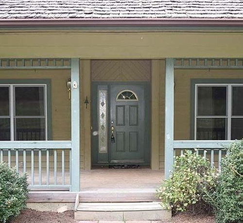 Entry Door With Single Sidelight Lacks Symmetry