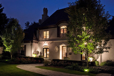 This is an example of a traditional landscaping in Chicago.