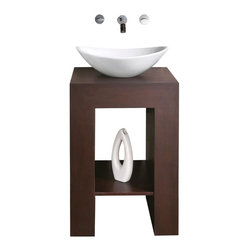 Avanity Prado Dark Walnut Bathroom Vanity 22 x 20 x 31 - Bathroom Vanities And Sink Consoles