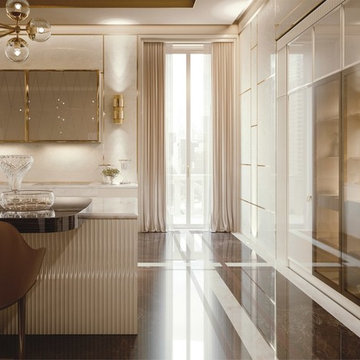 Art-Deco Style Italian custom kitchens