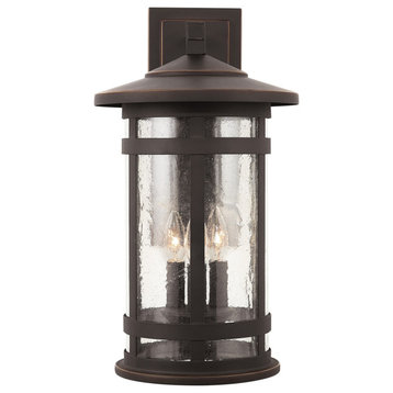 Capital Lighting 935531 Mission Hills 3 Light 20" Tall Outdoor - Oiled Bronze