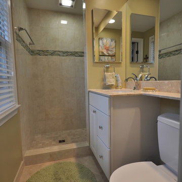 Stunning Eclectic Three-Quarter Bathroom Renovation