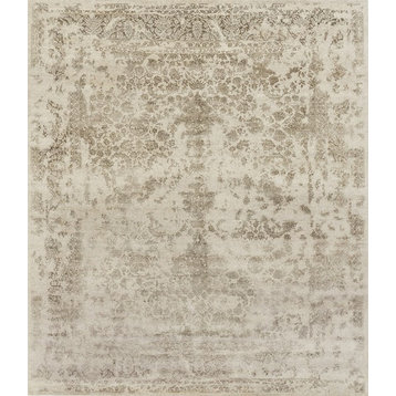 Gray Storm Hand Knotted Pearl Area Rug by Loloi, 2'0"x3'0"
