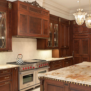 Dark Wood Kitchen