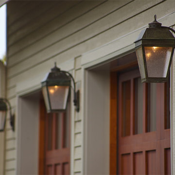 Outdoor Lighting for a New Traditional Country Estate