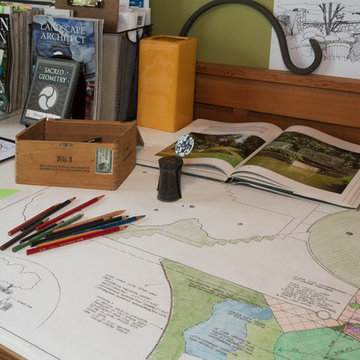 My Houzz: Backyard Cottage Office and an Artful Low-Water Garden