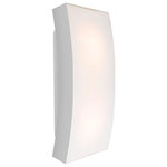 Besa Lighting - Besa Lighting BILLOW15-LED-SL Billow 15 - 2 Light Outdoor Wall Mount - Bulb Shape: A19  Dimable: Yes