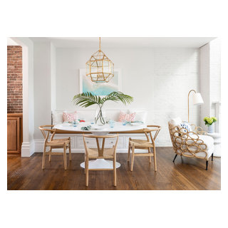 Harvard Street Condo - Beach Style - Dining Room - Boston - by Sarah ...