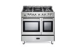 Verona Double Oven Range, Stainless Steel, 36"