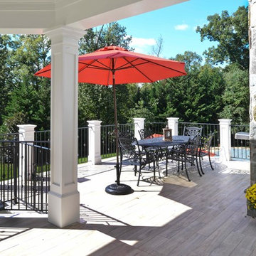 Exterior Remodel Turns Home Backyard into Gorgeous Retreat in Great Falls, Va