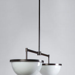 Nevins 14 Double Billiard by Alan Wanzenberg for Remains Lighting - Ceiling Lighting