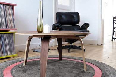 Exemple d'un salon scandinave.