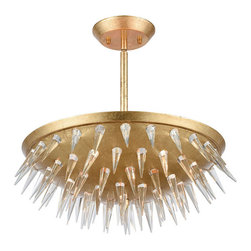 Sting Semi Flush Mount Light - Flush-mount Ceiling Lighting