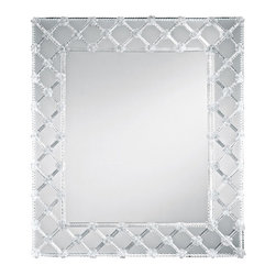 Inviting Home Inc. - Rectangular Venetian Wall Mirror - Wall Mirrors