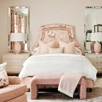 Custom peach Sherbet bed