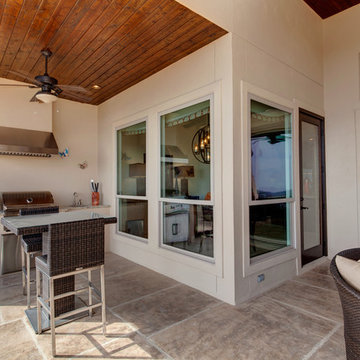 La Cima - Tuscany Series vinyl windows and Moving Glass Walls