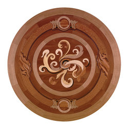 Oshkosh Designs Compassion Inlay Medallion - Hardwood Flooring