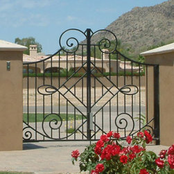Wrought Iron Walk Gates - Home Fencing And Gates