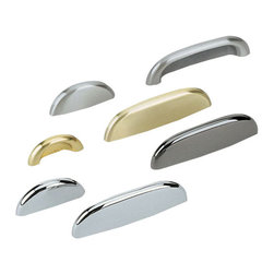 Smoke Cup Cabinet Pull - Sugatsune RD-45/SMK Zinc Modern Bin Pull - Cabinet And Drawer Handle Pulls
