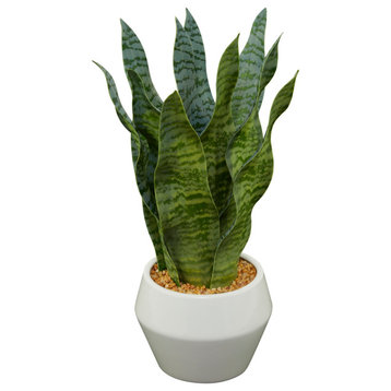 Modern Green Faux Foliage Artificial Plant 562889