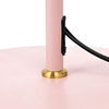 Round Metal Floor Lamp With Inline Switch, Pink