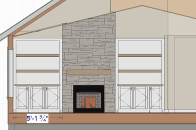 Example of a living room design in St Louis