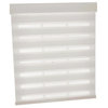 Cordless Celestial Sheer Double Layered Shade, 23"x72", White
