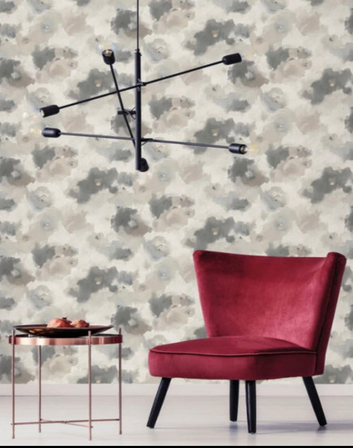 wallpaper and chair rails